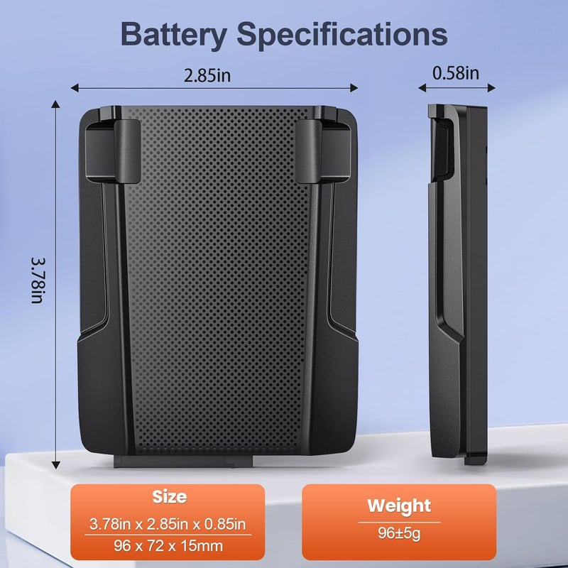 ADDPOWER 4620mAh TC77 Battery Replacement for Zebra Symbol Motorola TC70 TC72 TC75 TC77 TC700h TC700k TC720l TC75x TC75EK TC75AH TC75GK TC77HL BT-000318 Wireless Barcode Scanner - Image 4